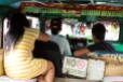 View from inside the jeepney